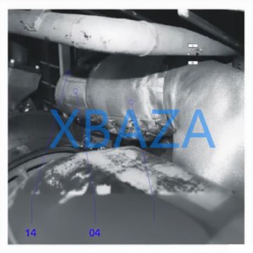 Jenbacher 372121 exhaust pipe insulation/protection for Jenbacher 420 gas engine