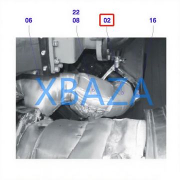 Jenbacher 372117 exhaust pipe insulation/protection for Jenbacher 420 gas engine