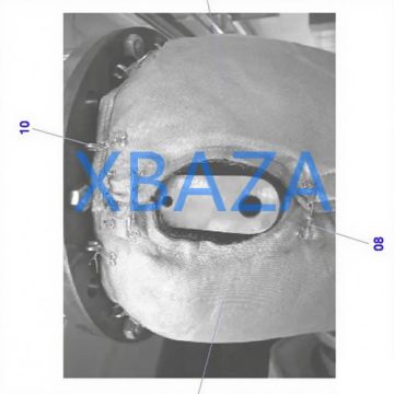 Jenbacher 378832 exhaust pipe insulation/protection for Jenbacher 420 gas engine