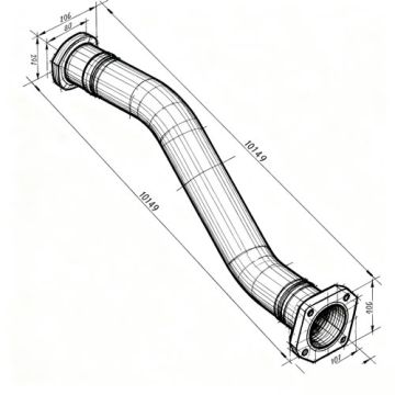Coolingwater pipe Jenbacher 101449 original