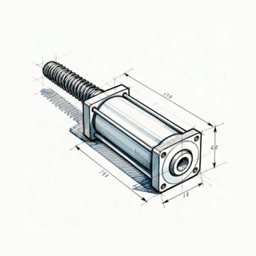 Cylinder screw Jenbacher 238536 original