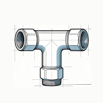 T fitting Jenbacher 101720 original