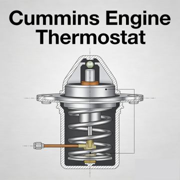 Cummins Diesel Engine Thermostat 5273379 4930724 | Engine Cooling Temperature Control