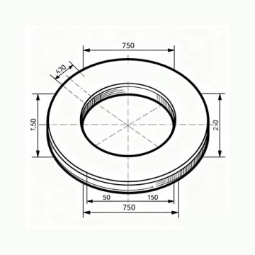 Washer Flat Jenbacher 102066 original