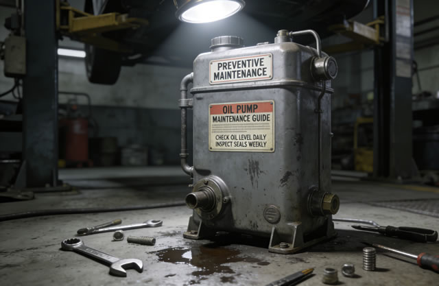 Jenbacher Oil Pump Maintenance & Repair Manual